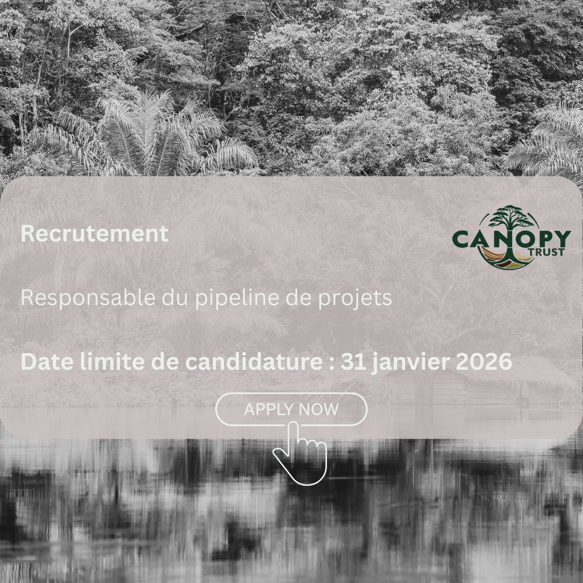 Fermé-Recrutement- Responsable du pipeline de projets